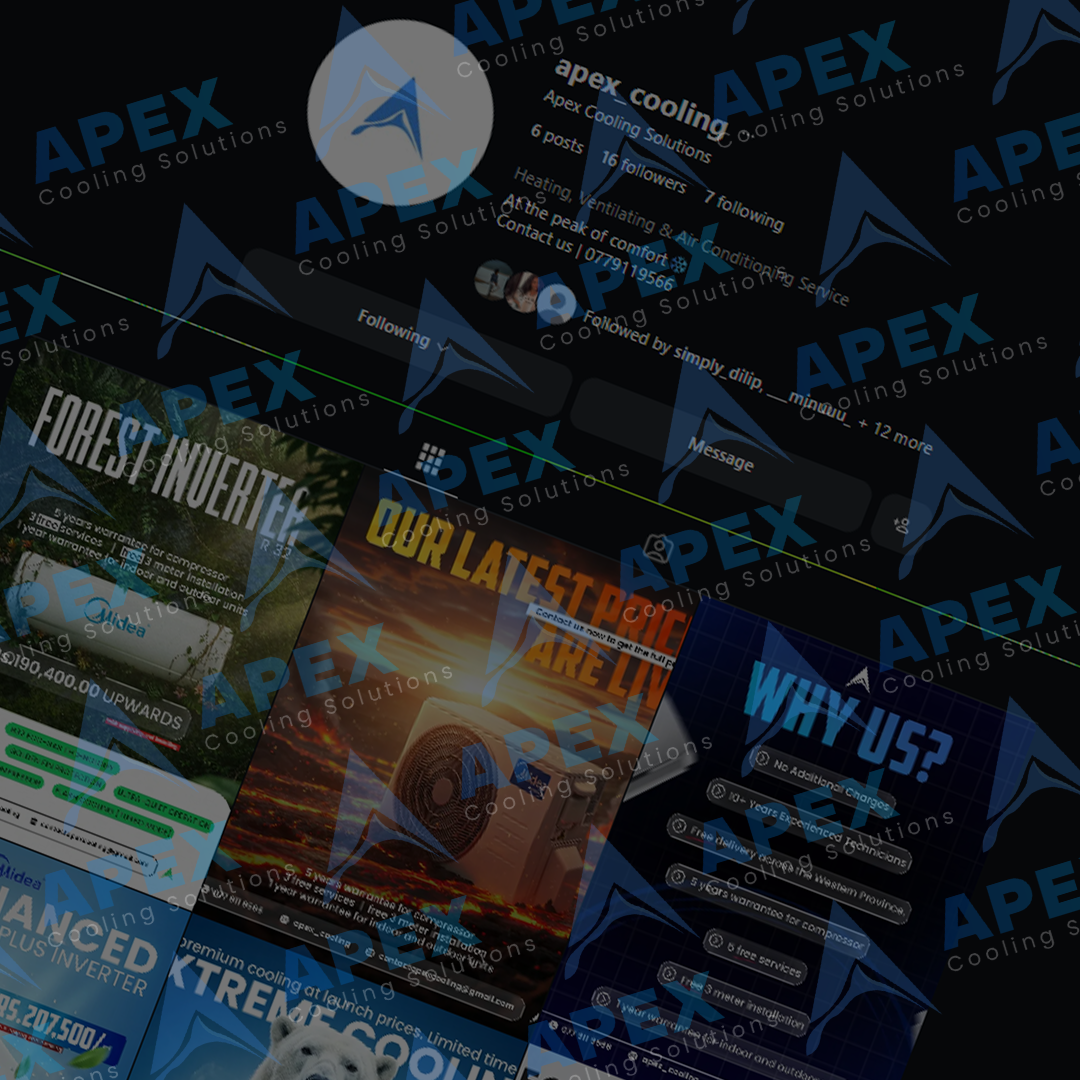 Apex Cooling Solutions Branding
